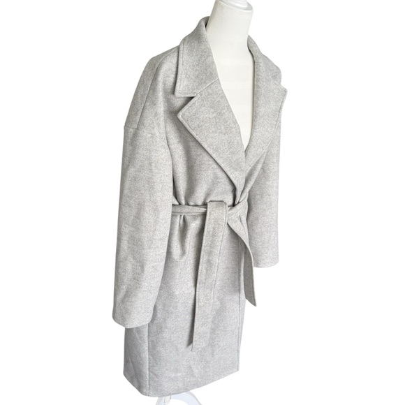 NWOT! Women’s Joie Heather Grey Long Duster Wrap Robe Coat | Size M - Picture 2 of 13